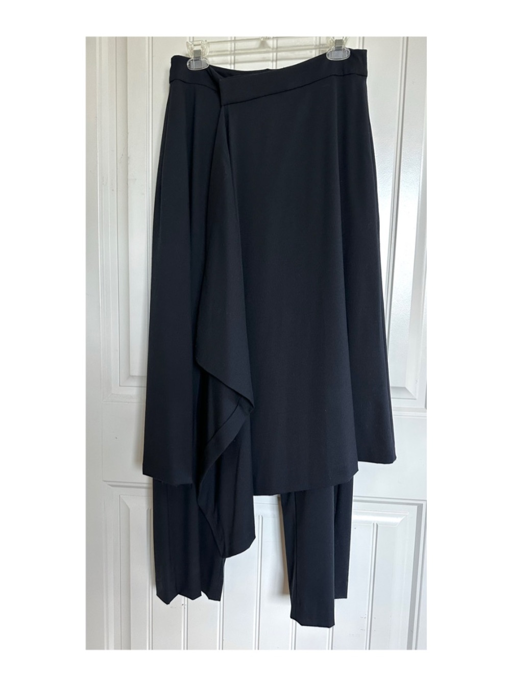 ZARA Skirt Trousers in Black Business Casual Wool Blend Size-Small-NWT!✨